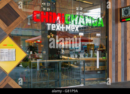 Chimichanga, Cabot Circus, Bristol, Regno Unito Foto Stock