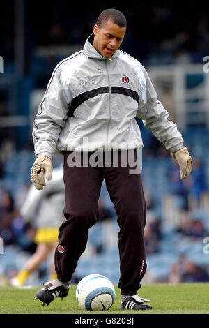 Calcio - fa Barclays Premiership - Portsmouth / Charlton Athletic - Fratton Park. Charlton Athletic portiere Darren Randolph Foto Stock