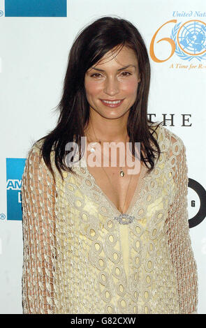 La prima interprete - Teatro Ziegfield. Attrice Famke Janssen. Foto Stock