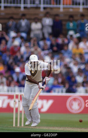 Cricket - Trofeo Texaco - terza Giornata Internazionale - Inghilterra / Pakistan - Edgbaston. Javed Miandad, Pakistan Foto Stock