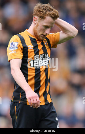 Calcio - Barclays Premier League - Hull City / Manchester United - KC Stadium. Stephen Quinn, città di Hull. Foto Stock