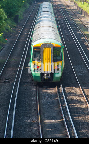 Di veicoli ferroviari Foto Stock