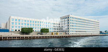 A.P. Møller - Maersk A/S sulla sede Esplanaden in Copenhagen DANIMARCA Foto Stock