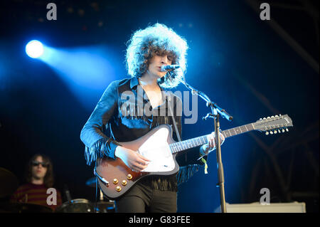 British Summer Time Hyde Park - Londra. James Bagshaw dei Templi si esibisce al festival britannico Summer Time di Hyde Park, a Hyde Park, Londra. Foto Stock