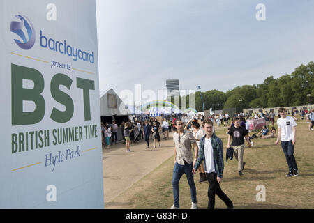 British Summer Time Hyde Park - Londra Foto Stock