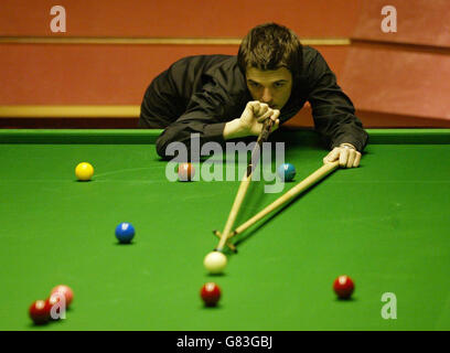 Snooker - Ambasciata nel Campionato del Mondo - Primo round - Crucible Theatre Foto Stock