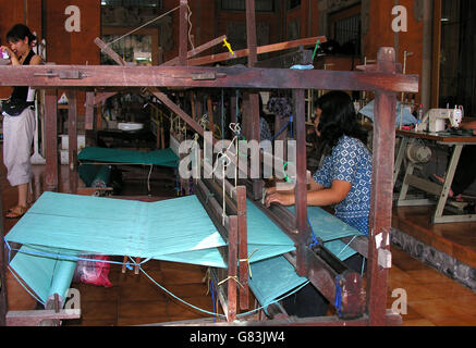 Tessitura di Bali, Indonesia Foto Stock