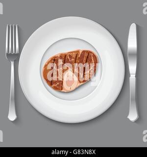 Grigliata di carne del vettore Illustrazione Vettoriale