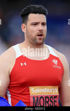 Atletica - 2015 Sainsbury's British Championships - Day Three - Alexander Stadium. Brett Morse (Cardiff) Foto Stock