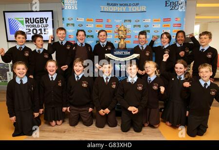 Webb Ellis Trophy Tour - Giugno 22 Foto Stock