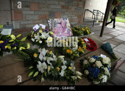 Billy e Lisa Graham funerali Foto Stock