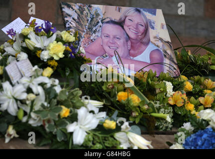 Billy e Lisa Graham funerali Foto Stock