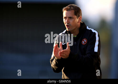 Calcio - Pre Season friendly - Dundee United / Queens Park Rangers - The Hive Stadium. Dundee United manager Jackie McNamara Foto Stock