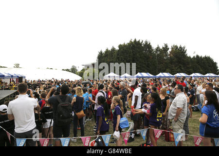 Atletica - 2015 Londra Giochi della Gioventù - Giorno 1 - Crystal Palace Foto Stock