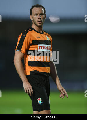 Calcio - Pre Season friendly - Barnet / Peterborough United - The Hive Stadium. Sam Togwell di Barnet Foto Stock