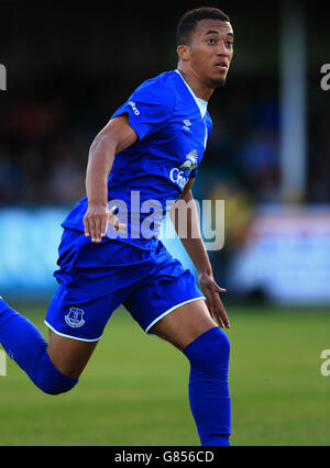 Calcio - pre stagione amichevole - Rhyl v Everton U21's - Belle Vue Foto Stock