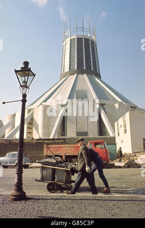 Edifici e monumenti - La Cattedrale di Liverpool Foto Stock