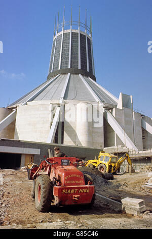 Edifici e monumenti - La Cattedrale di Liverpool Foto Stock