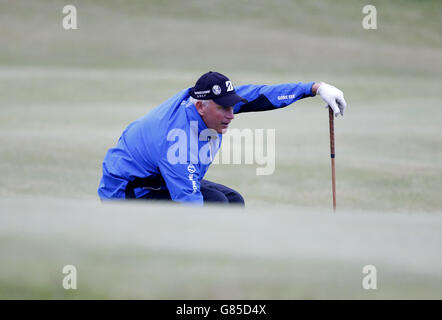 Golf - il Campionato Open 2015 - giorno due - St Andrews. Sandy Lyle in Scozia durante il secondo giorno dell'Open Championship 2015 a St Andrews, Fife. Foto Stock