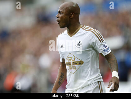 Calcio - Pre-Season friendly - Swansea City / Deportivo la Coruna - Liberty Stadium. Andre Ayew della città di Swansea durante la partita amichevole pre-stagione al Liberty Stadium di Swansea. Foto Stock