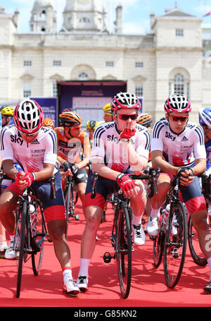 Escursioni in bicicletta - 2015 RideLondon prudenziale - Giorno 2 Foto Stock