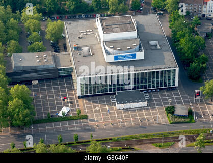 Vista aerea, MiR, Musiktheater im Revier di Gelsenkirchen, Gelsenkirchen, zona della Ruhr, Renania settentrionale-Vestfalia, Germania, Europa,aereo Foto Stock