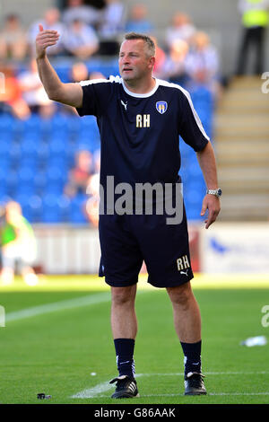 Calcio - Sky lega Bet One - Colchester Regno v Blackpool FC - Weston Homes Comunità Stadium Foto Stock