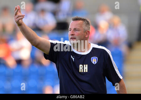 Calcio - Sky lega Bet One - Colchester Regno v Blackpool FC - Weston Homes Comunità Stadium Foto Stock