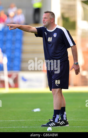 Calcio - Sky lega Bet One - Colchester Regno v Blackpool FC - Weston Homes Comunità Stadium Foto Stock