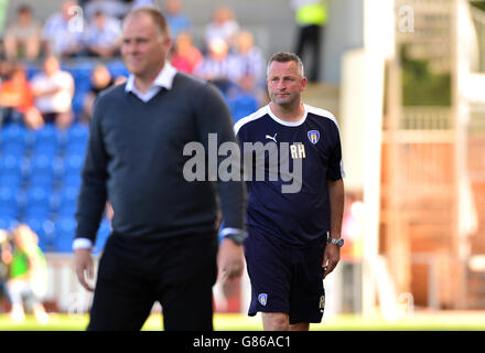 Calcio - Sky lega Bet One - Colchester Regno v Blackpool FC - Weston Homes Comunità Stadium Foto Stock