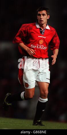 Brian McClair testimonial Manchester United / Celtic. Casper, Manchester United Foto Stock