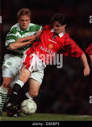 Brian McClair testimonial del Manchester United v Celtic Foto Stock