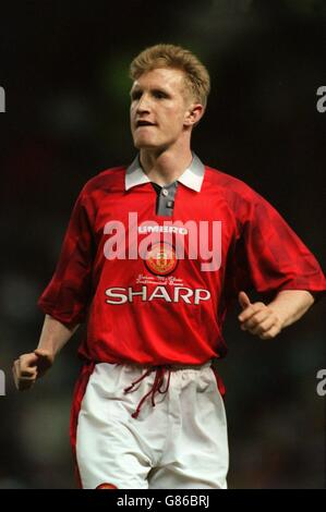 Brian McClair testimonial Manchester United / Celtic. John Curtis, Manchester United Foto Stock