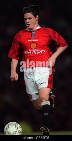 Brian McClair testimonial Manchester United / Celtic. Phil Mullyne, Manchester United Foto Stock