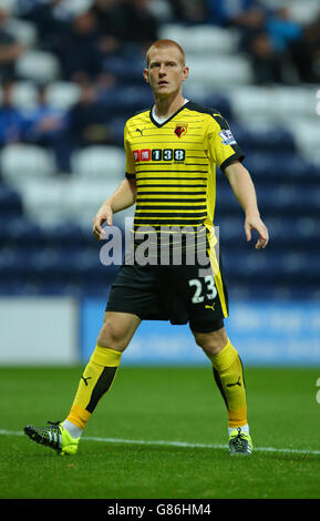 Calcio - Capital One Cup - Second Round - Preston North End contro Watford - Deepdale. Ben Watson di Watford durante la Capital One Cup, seconda partita a Deepdale, Preston. Foto Stock