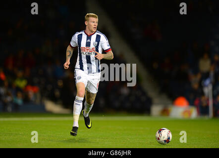 Calcio - Capital One Cup - Second Round - West Bromwich Albion v Port vale - The Hawthornes. James McClean, West Bromwich Albion. Foto Stock