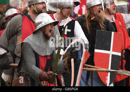 750° anniversario della battaglia di Evesham Foto Stock