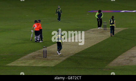 Cricket - Le donne della cenere 2015 - primi venti20 - Inghilterra v Australia - Essex County Ground Foto Stock