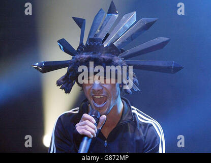 Grande fine settimana della radio 1 - Herrington Park. Jay Kay di Jamiroquai. Foto Stock