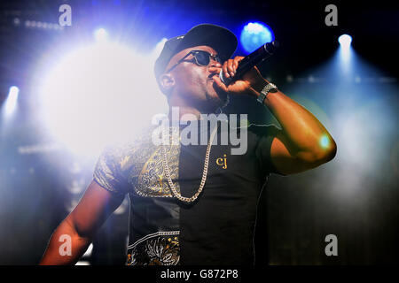 Fusion Festival 2015. Fuse ODG che si esibisce sul palco durante il Fusion Festival 2015 al Cofton Park, Birmingham. Foto Stock