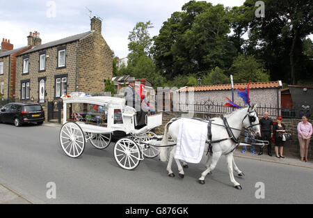 Conley Thompson funerale Foto Stock