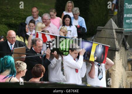 Conley Thompson funerale Foto Stock