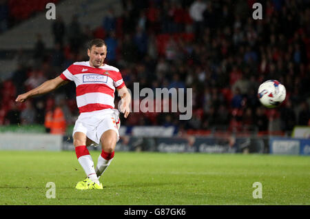 Calcio - Capital One Cup - Primo round - Doncaster Rovers v Leeds United - Keepmoat Stadium Foto Stock