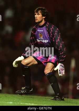 Brian McClair testimonial Manchester United contro Celtic. Raimond Van Der Gouw, Manchester United Foto Stock