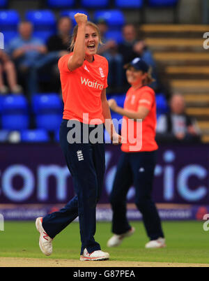 Cricket - Le donne della cenere 2015 - Terzo venti20 - Inghilterra v Australia - Il SWALEC Stadium Foto Stock