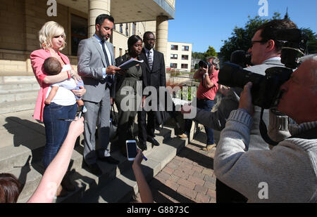 Sheku Bayoh morte Foto Stock