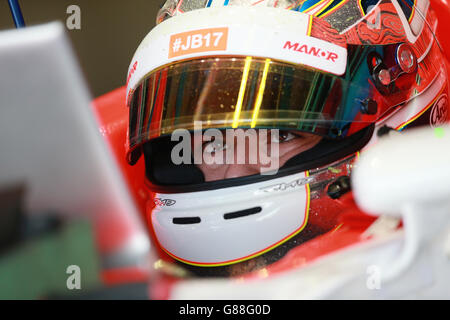 Motor Racing - Campionato del mondo di Formula uno - Gran Premio d'Italia 2015 - Giornata di pratica - circuito di Monza. Manor's Will Stevens durante la giornata di prove per il Gran Premio d'Italia 2015 a Monza. Foto Stock