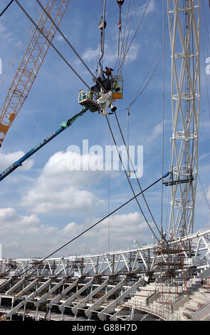 Il nuovo stadio di Wembley Foto Stock