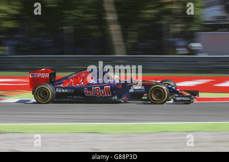 Motor Racing - Campionato del mondo di Formula uno - Gran Premio d'Italia 2015 - gara - circuito di Monza. Il Torro Rosso è Max Verstappen durante il Gran Premio d'Italia 2015 a Monza. Foto Stock
