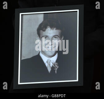 Seamus Wright funerale Foto Stock